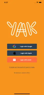 Yak android App screenshot 3
